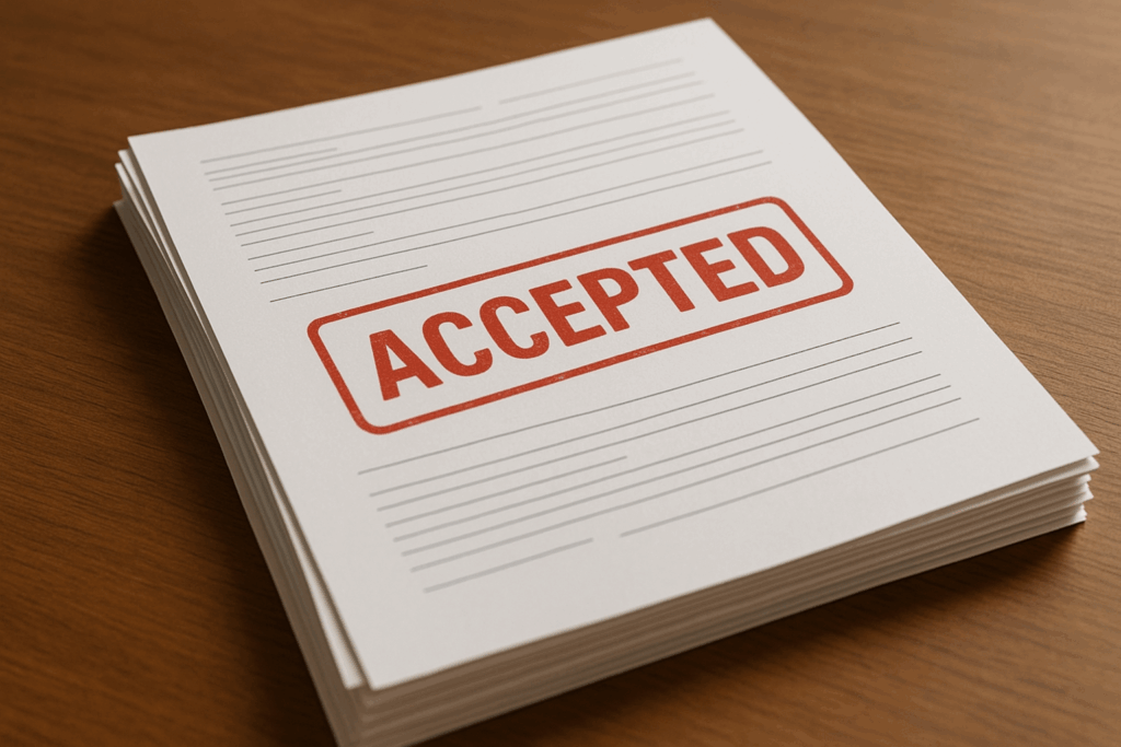 accepted 