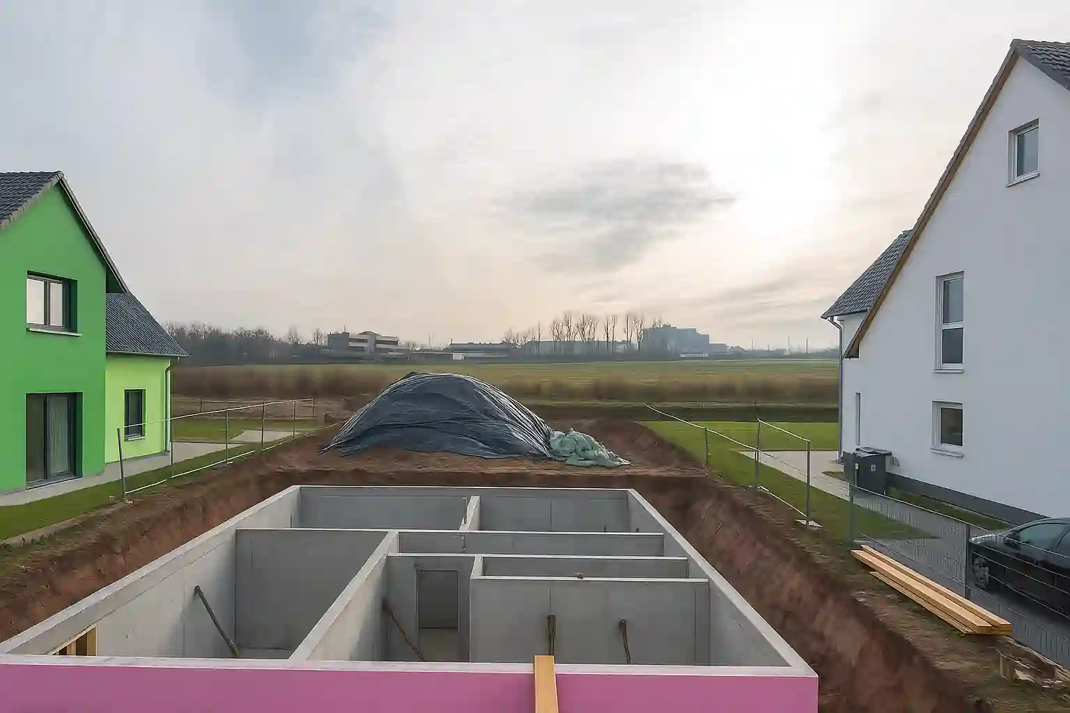 Keller oder Bodenplatte für ein Fertighaus – was passt besser zu Dir?