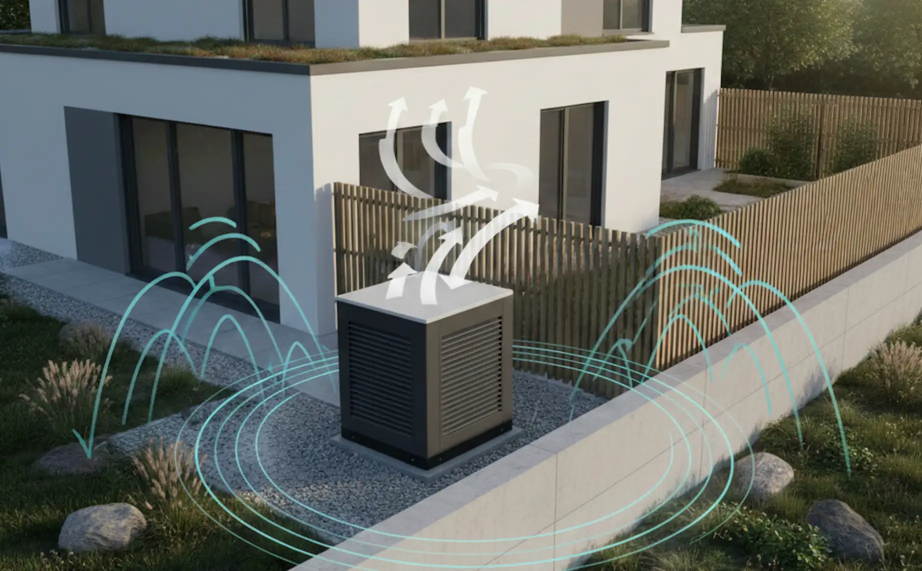 Luft-Wasser-Wärmepumpe: Wann die Lautstärke zum Nachbarschaftsstreit wird und warum der Aufstellungsort über Effizienz entscheidet